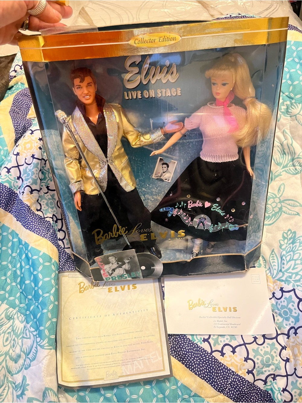 1996 Barbie Loves Elvis Live on Stage Gift Set by Mattel, a Collector Edition.